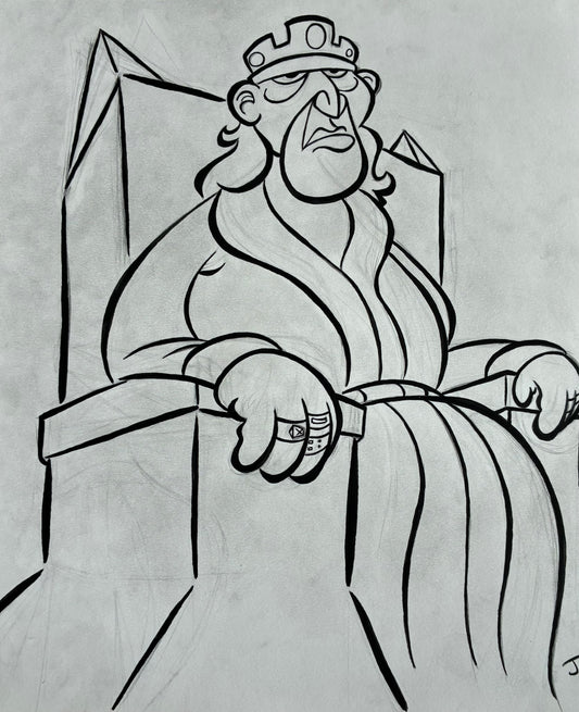 King On His Throne